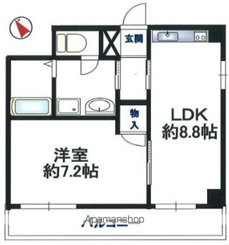 パストラル野毛マリヤの間取り