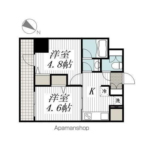 リヴシティ横濱関内弐番館の間取り