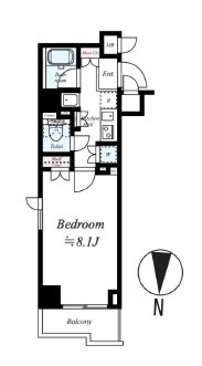 ルーブル両国弐番館の間取り