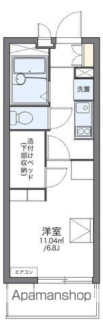 レオパレスカーネリアン片倉の間取り