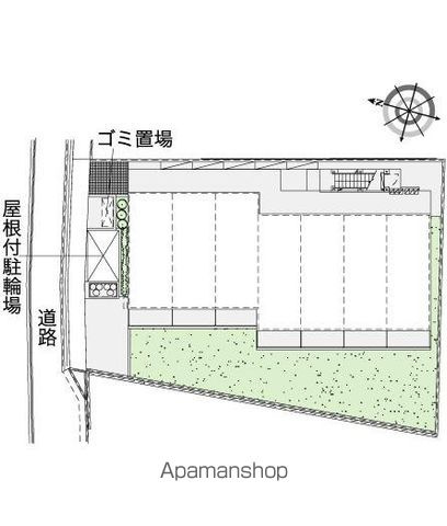 レオパレスカーネリアン片倉の区画図