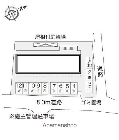 レオパレス片倉台の区画図