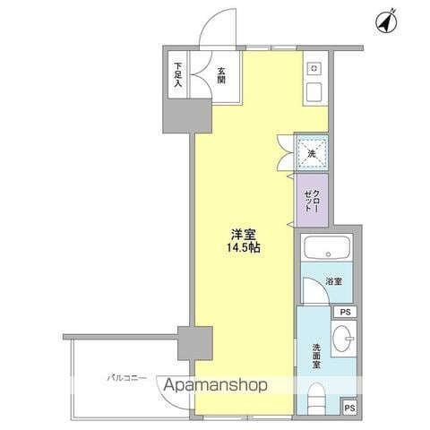 セントラル白楽の間取り