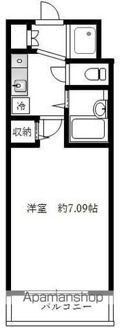 横浜市神奈川区松見町２丁目の賃貸マンションの間取り