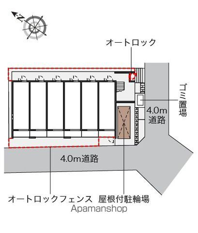 クレイノリヴェール西寺尾の区画図