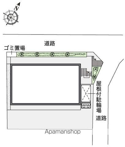 レオパレスベイサイドコート横浜の区画図