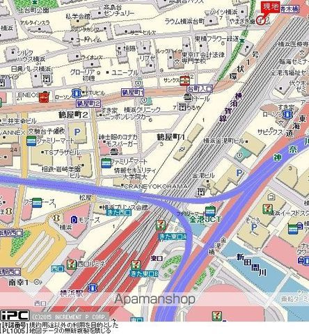 横浜市神奈川区台町の賃貸マンションの周辺