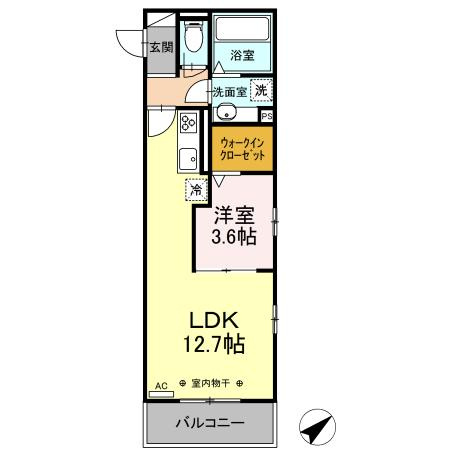 Ｐ・Ｓ・Ｈの間取り