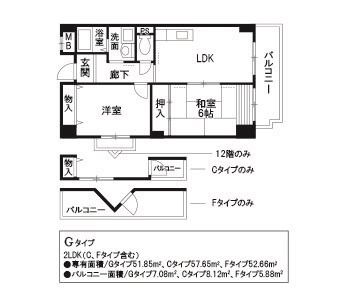 CASA・ZABUの間取り|CASA ZABU　間取り