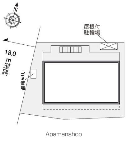 レオパレスベイサイド横濱の区画図