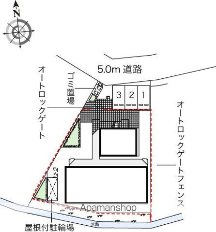 レオパレスグレイスＳＨＩＮＯⅢの区画図