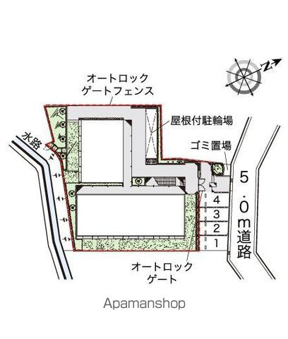 レオパレスグレイスＳＨＩＮＯⅡの区画図