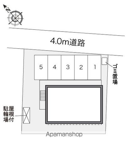 レオパレス上白根の区画図