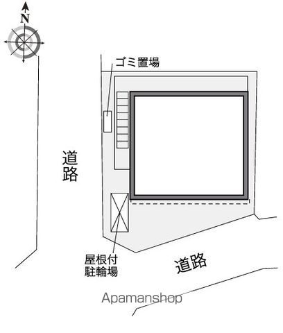 レオパレス横浜白根町の区画図