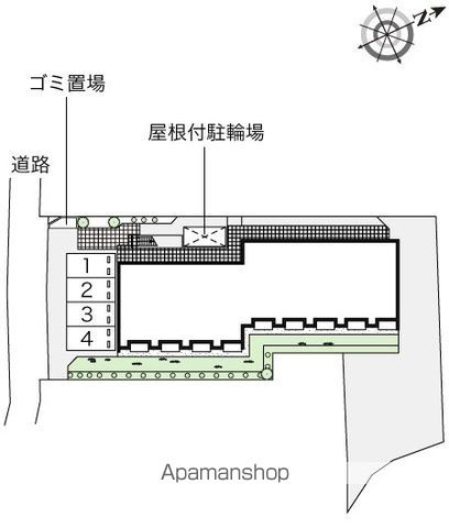 レオネクストグリーンガーデンの区画図