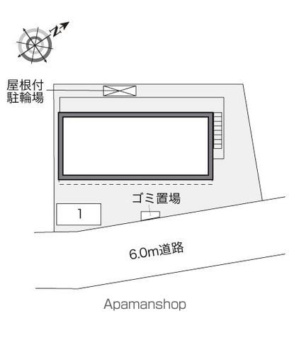 レオパレスエルムの区画図