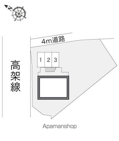 レオパレスＩＴＡＴＳＵの区画図