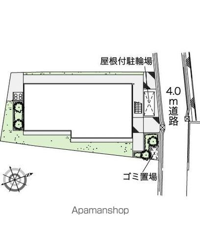 レオパレスロフテージミドリの区画図