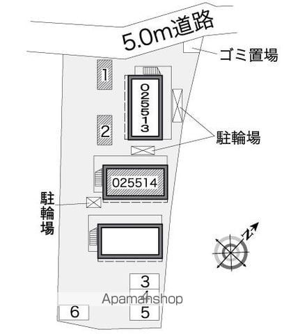 レオパレス市沢迎賓館Ⅱの区画図
