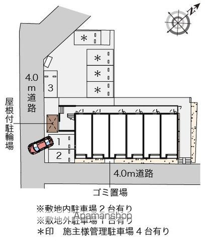 クレイノ櫻の区画図