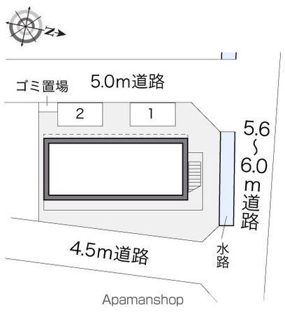 レオパレスＡＳＡＨＩの区画図