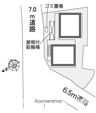 レオパレスフロール市沢の区画図