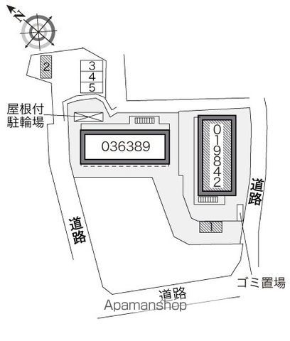 レオパレス市沢の区画図