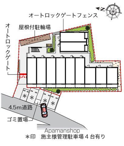 レオネクストモリシゲの区画図