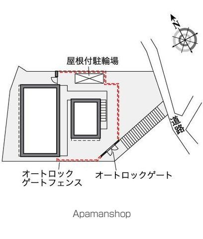 レオパレスＮ　Ⅰの区画図