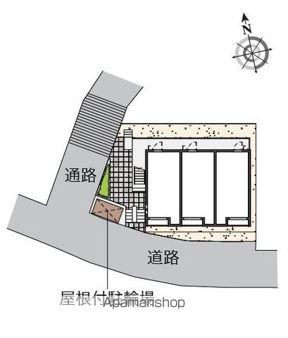 クレイノ加山荘の区画図