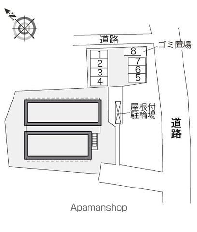 レオパレス和田の区画図