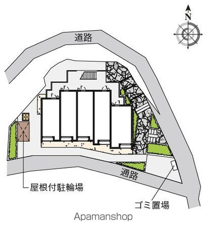 クレイノヒルサイド戸塚の区画図
