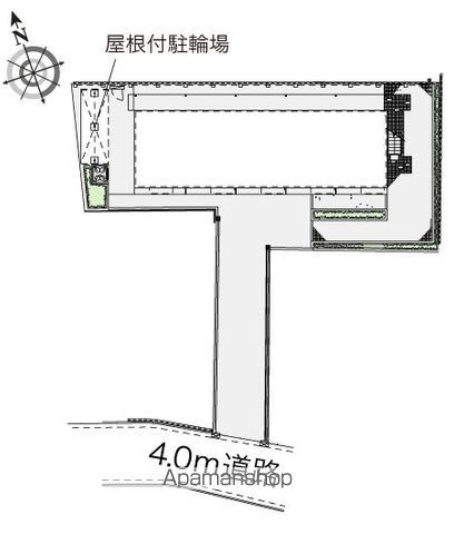 レオパレスエリジェの区画図