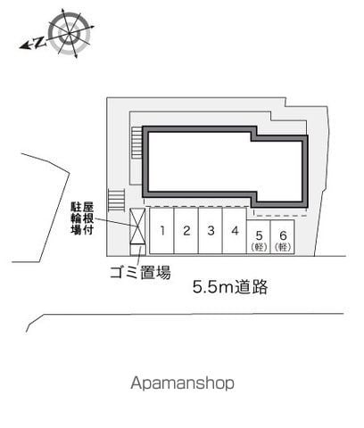 レオパレスＫＡＮＥＫＯⅡの区画図