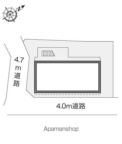レオパレスメルスィーコリンヌの区画図