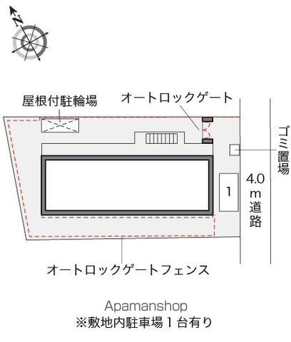 レオパレスＦＵＫＡＷＡの区画図