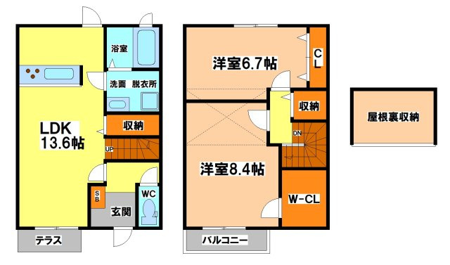 三鷹市井の頭２丁目のタウンの間取り