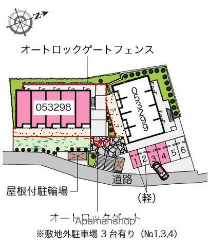 レオネクスト矢シ塚Ａの区画図
