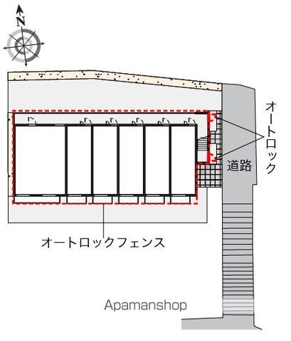 ミランダＹＫ月見台の区画図