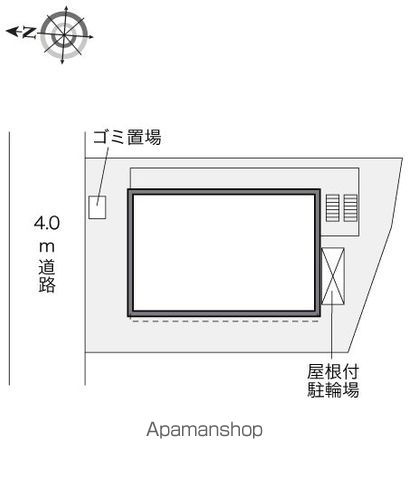 レオパレスプレミール三春台の区画図