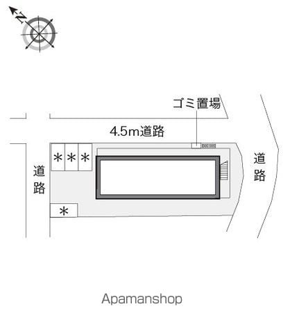 レオパレスヨコハマミナミの区画図