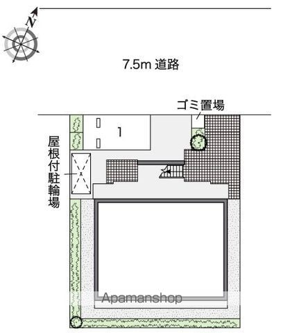 レオパレス朱鷺の区画図