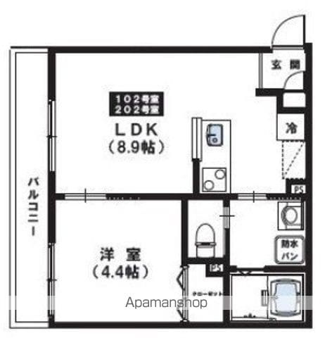 ＭＡＩＳＯＮ　ＣＡＬＭＥの間取り