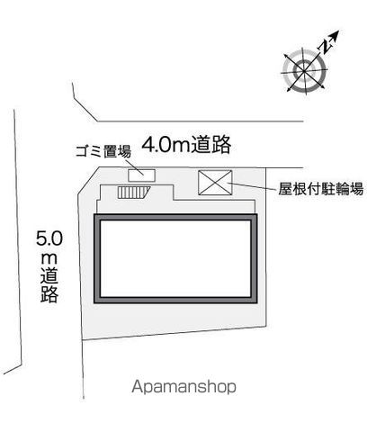 レオパレスサンマリー　フラッツの区画図