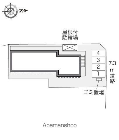 レオパレス三ッ沢アーバニティの区画図