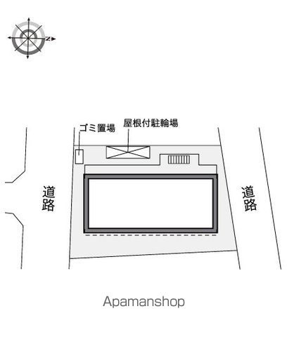 レオパレス三ッ沢上町Ⅱの区画図