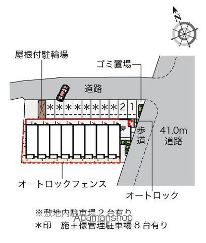 レオネクストＢＥＬＬＥの区画図