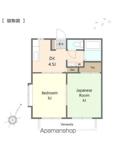 アムールコートの間取り