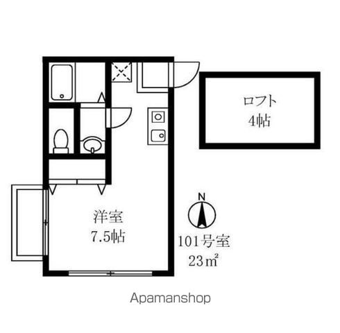 ヨコハマフォーチュンクッキーの間取り