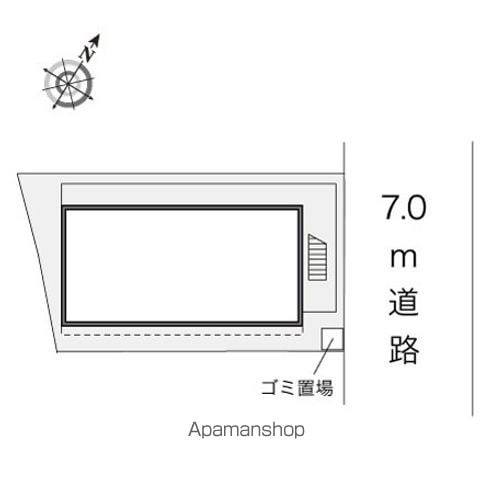 レオパレスグレースの区画図